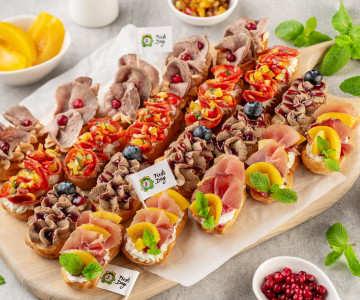 Эклеры закусочные мясные