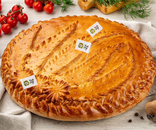 Русский пирог с мясом